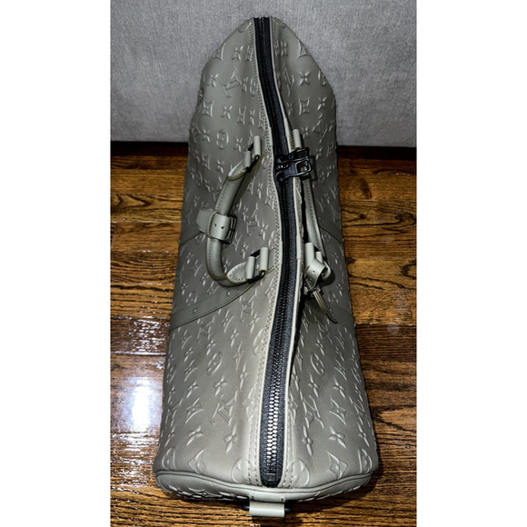 Louis Vuitton Keepall Bandouliere 50 Monogram Seal Wax Duffle Weekend Travel Bag - Picture 10 of 12